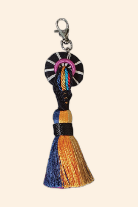 Rainbow Key Tassel — Col 243