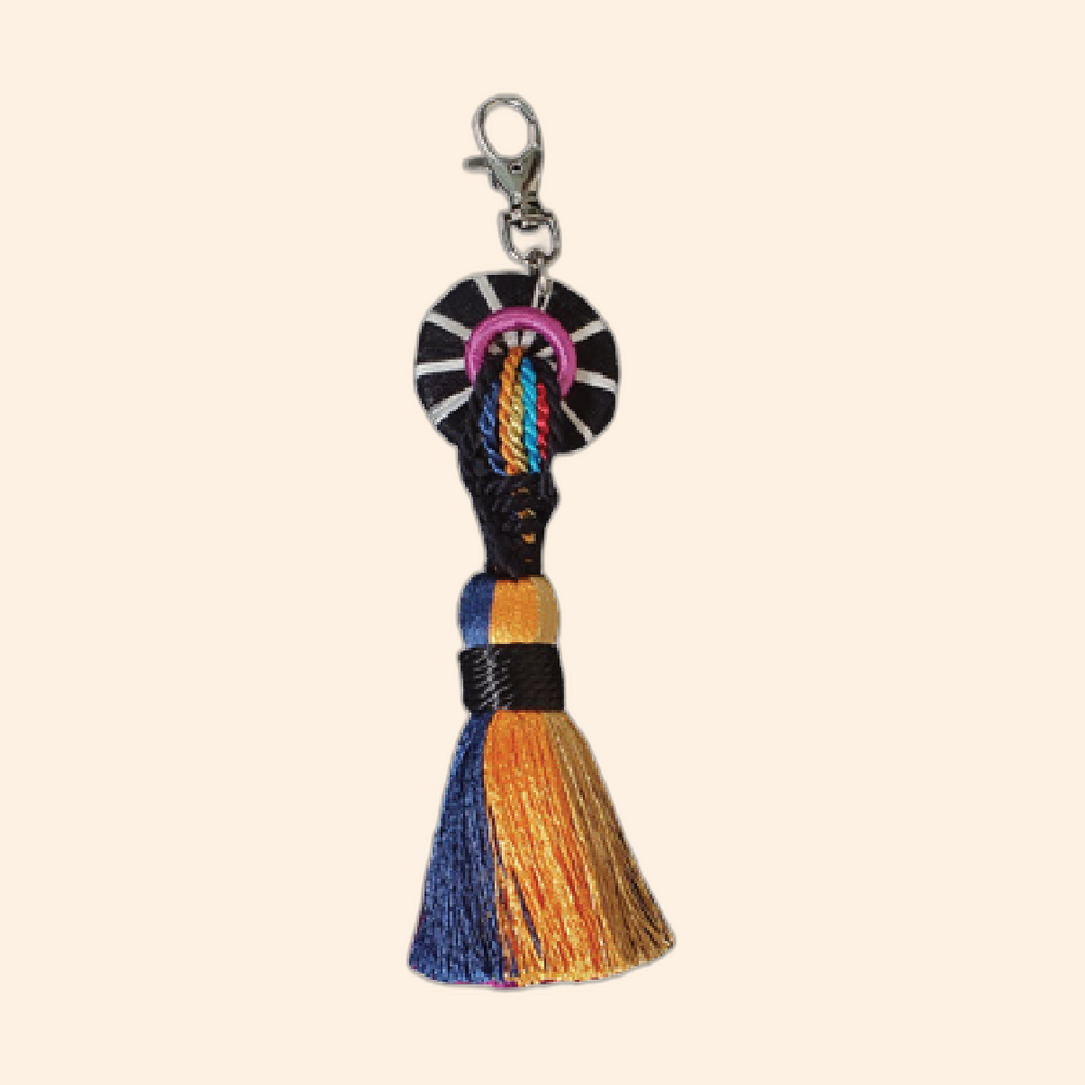 Rainbow Key Tassel — Col 243