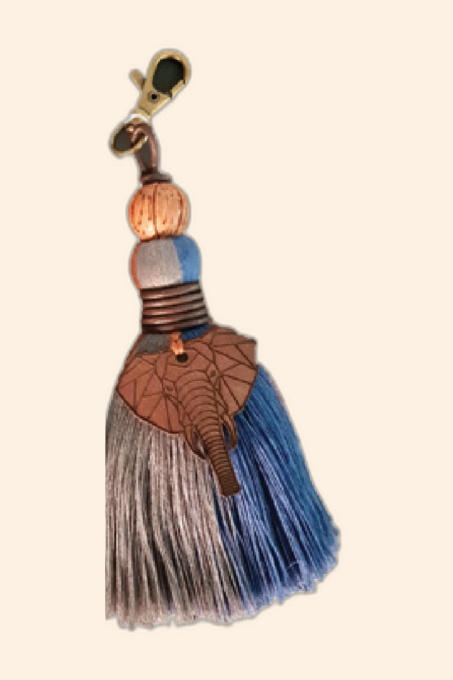 Elephant Key Tassel — Col D3Q