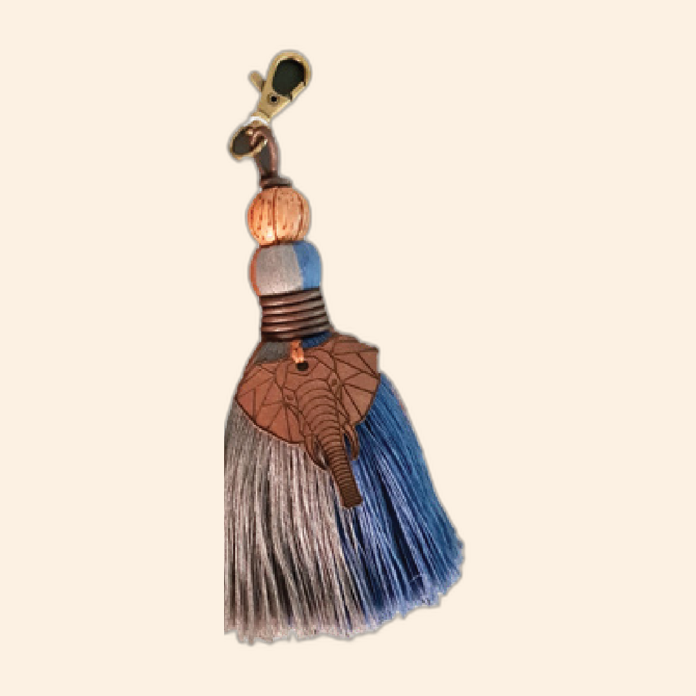 Elephant Key Tassel — Col D3Q
