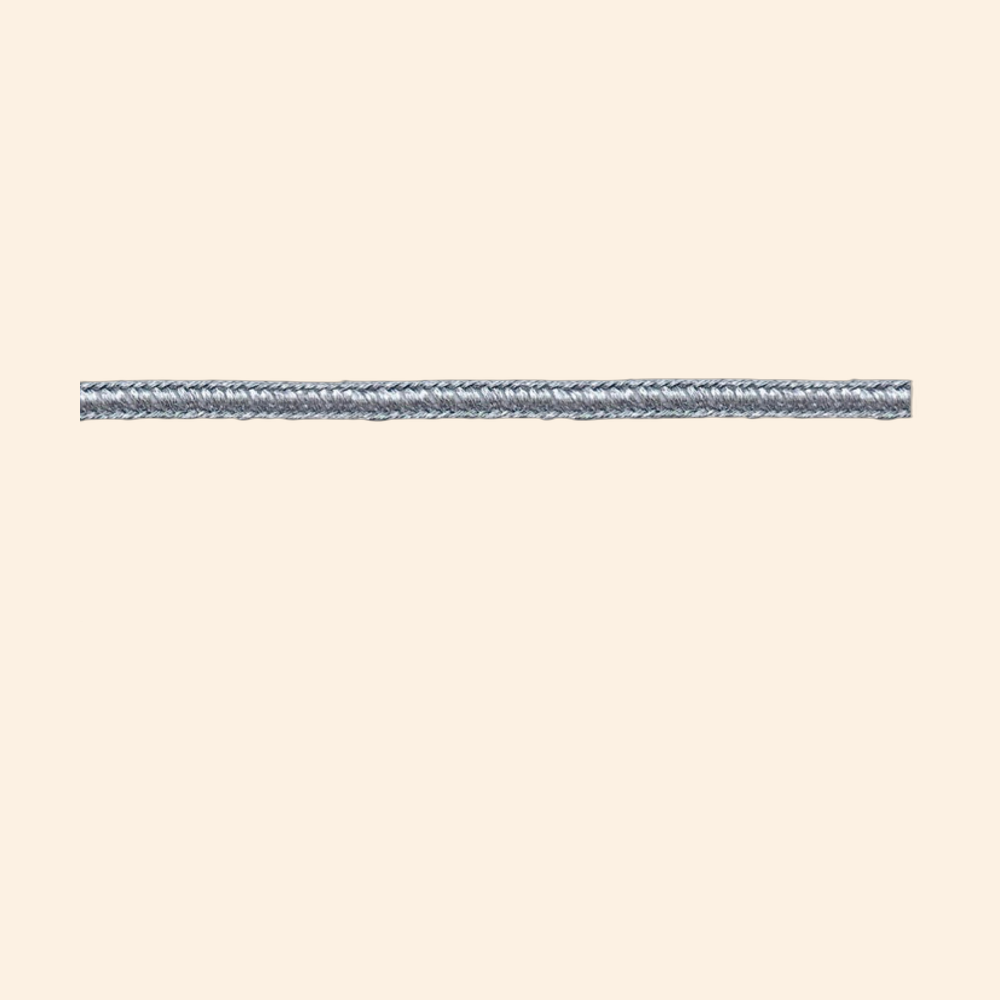 Silver Soutache Gimp 3 — Col NSLV